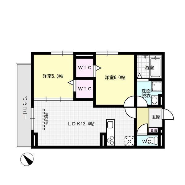 D-room平田台4丁目 205号室 間取り
