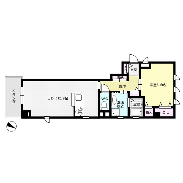 エスアイアール高宮 間取り図