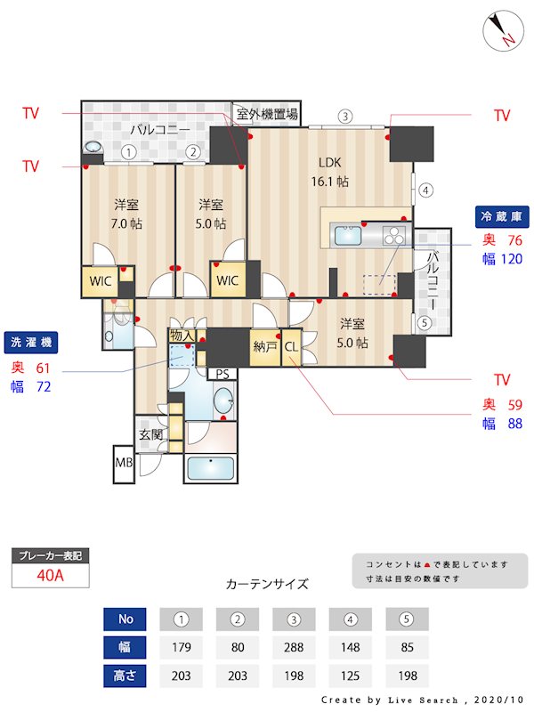 ザ・パークハウス天神今泉 間取り