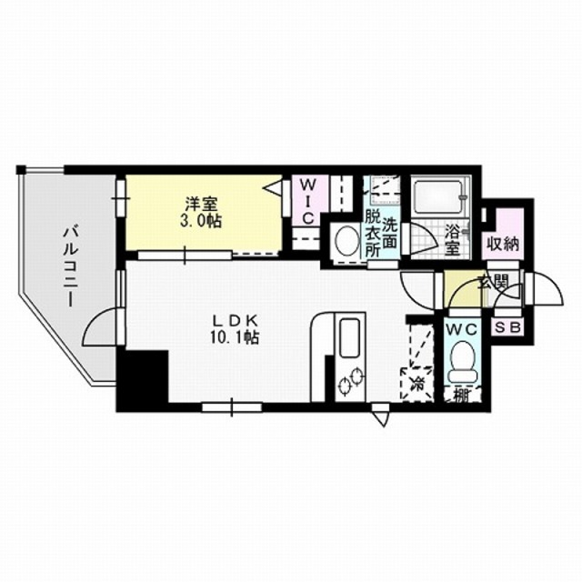 ネストピア県庁口駅前 間取り