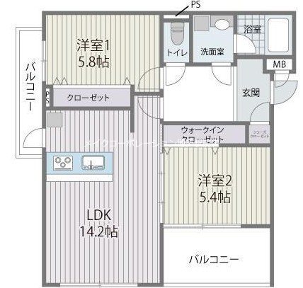 HEIRESS HIRAO 間取り