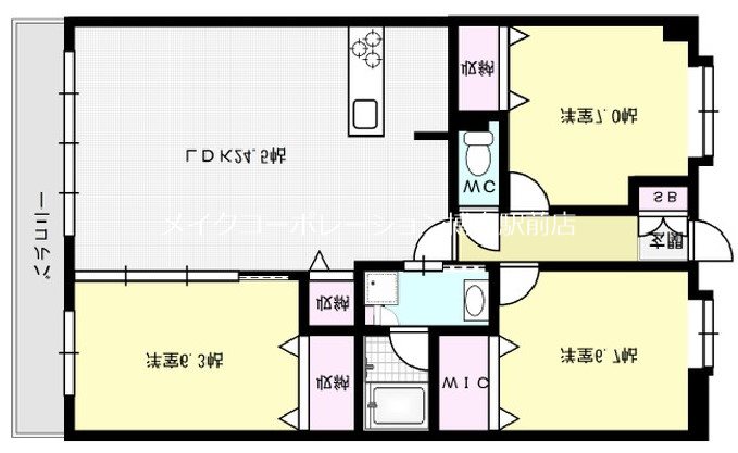 アクアリア平尾浄水 間取り