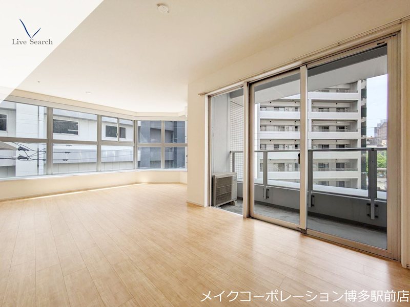 同物件別部屋引用・現状優先です♪ KDXレジデンス大濠ハーバービュータワー ベランダ