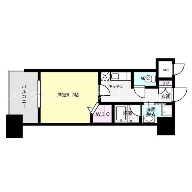 エンクレスト博多EAST PARK 間取り