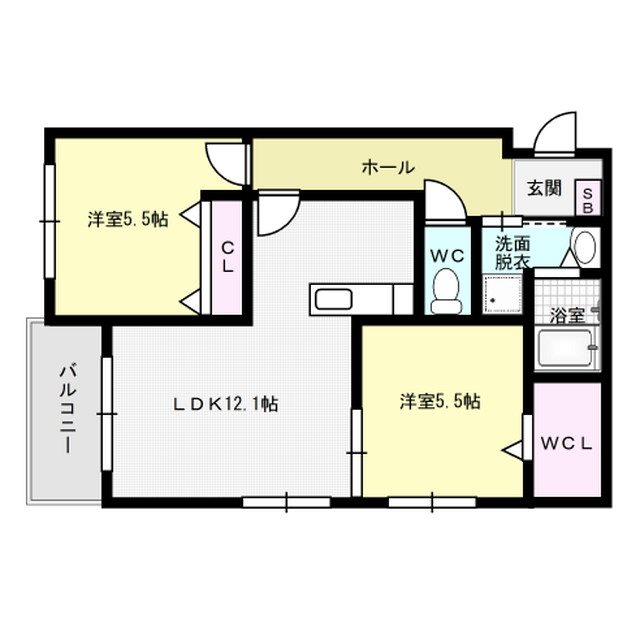 ロイズ大橋駅前 間取り