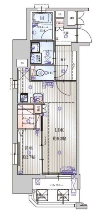 アクタス薬院テラス 間取り