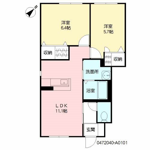 ソレイユⅠ棟 間取り