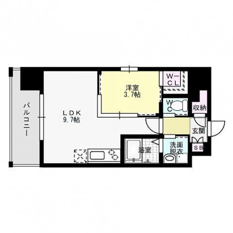 ネストピア西新 間取り