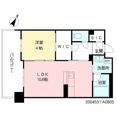 コムフォート薬院  間取り