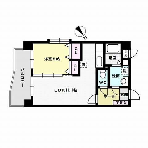 ピュア博多駅南壱番館 間取り