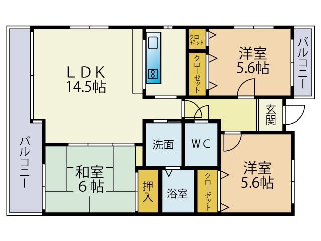 アザレアコート 間取り