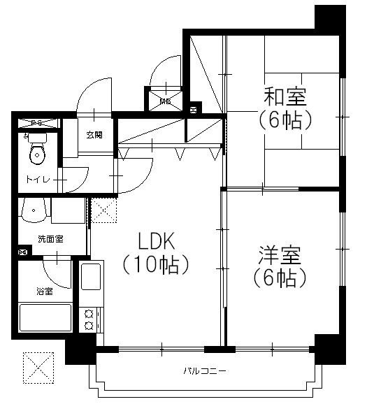 アミッドグリーン大濠弐番館 間取り