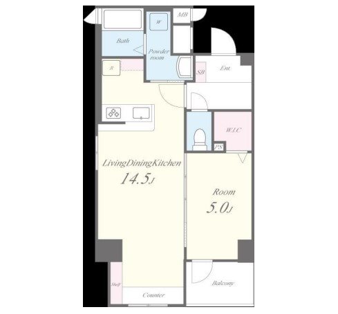 ル パルテール大濠 間取り