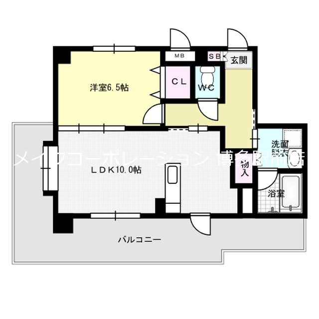 カマラード吉塚  間取り