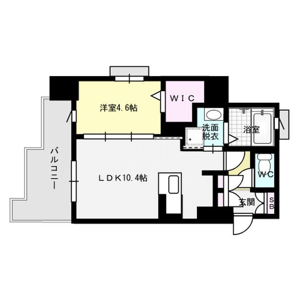 ※室内写真は同物件別部屋引用・現状優先です。 エンクレスト天神TERRACE 間取り図