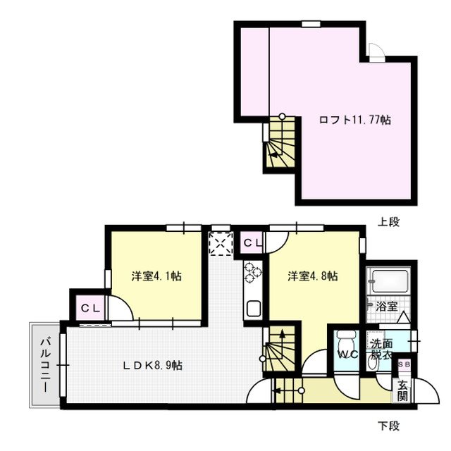 CB博多カルネⅠ 間取り