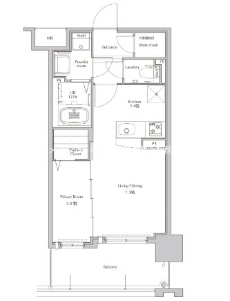 ネストピア博多グランドステージⅢ 間取り