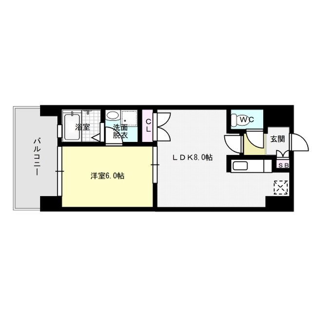 レジディア薬院大通 間取り