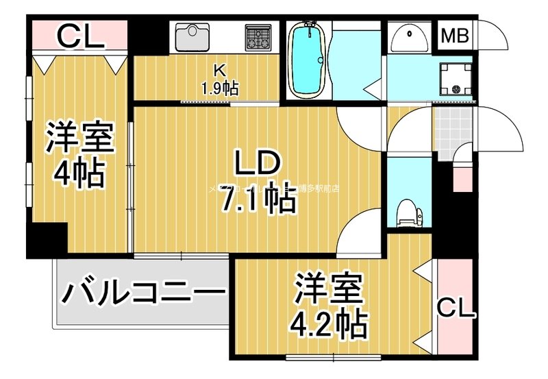 Primavera大池公園前 間取り