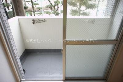 ハッピーエステート大濠 ベランダ