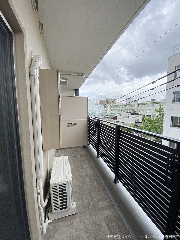 写真は同型タイプ パークアベニューサウンド薬院 ベランダ