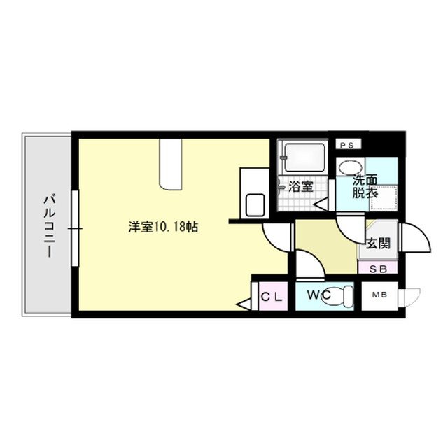 クレアーレ大野城 605号室 間取り