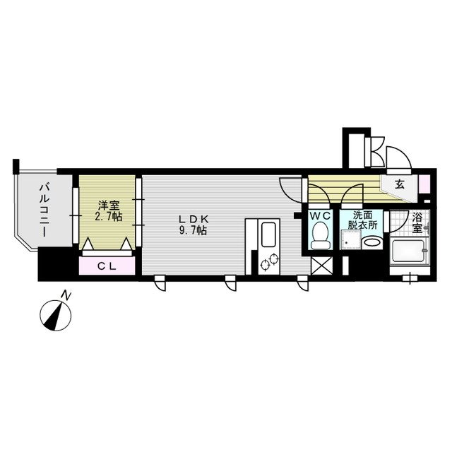 アクタス博多パークシティ 間取り