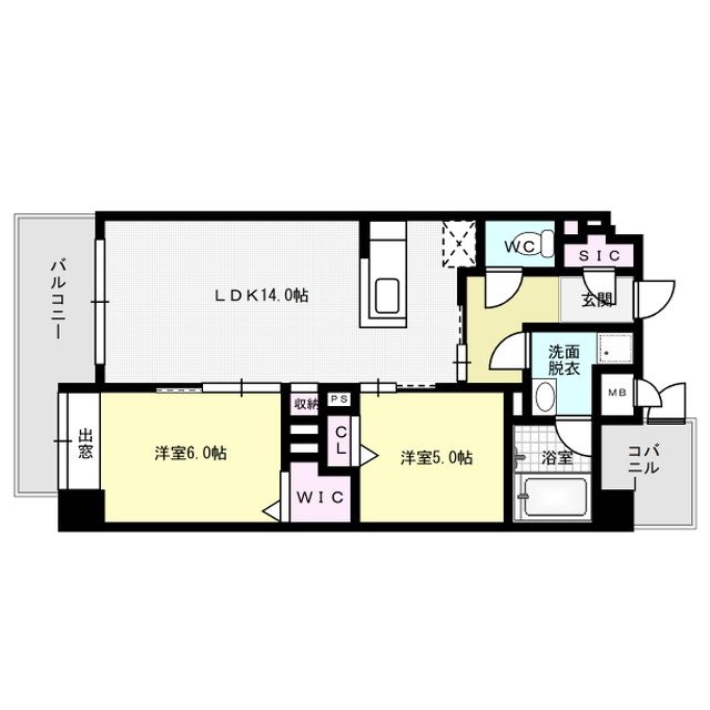 間取り La vie Belle 間取り図