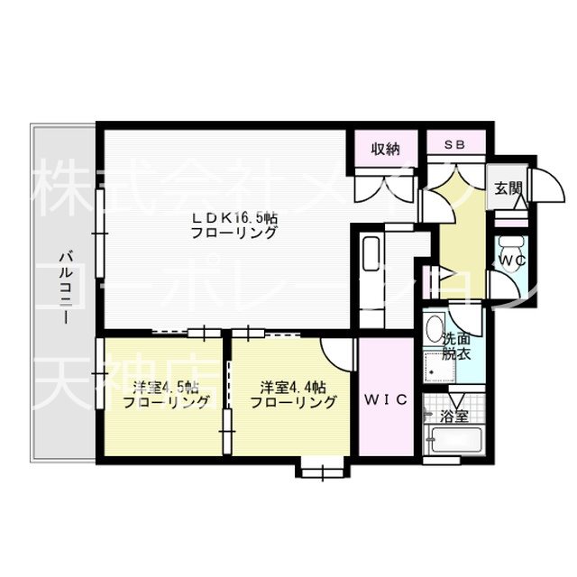 アーバントップアネックス  間取り