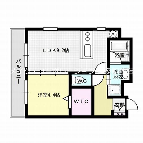 Laciudad博多駅南 間取り