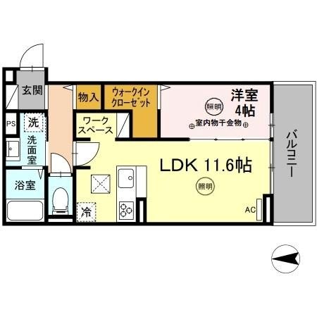 ベルフィオーレ姪浜 間取り