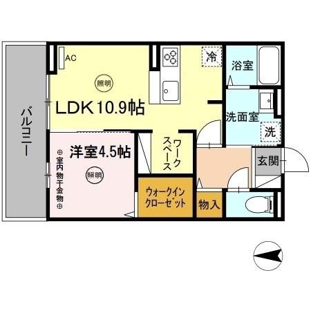 ベルフィオーレ姪浜 間取り