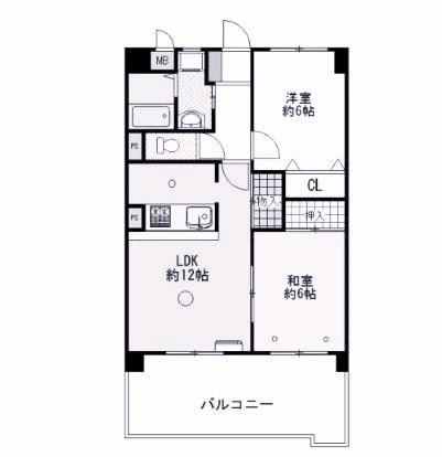 アクシス東平尾Ⅱ 間取り