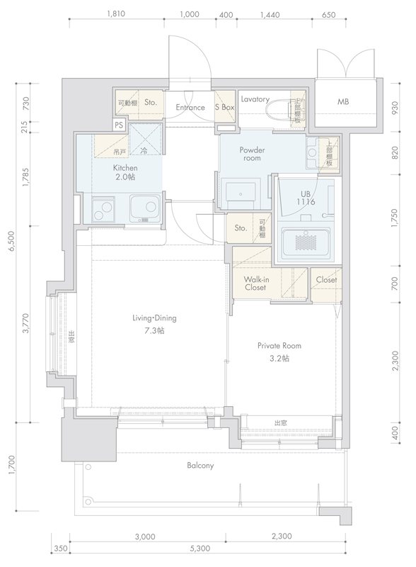 ネストピア唐人町駅前 間取り