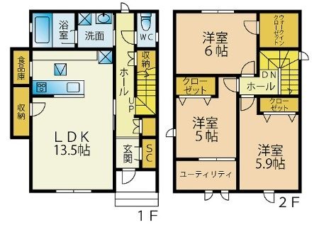オズスクエア七隈 間取り