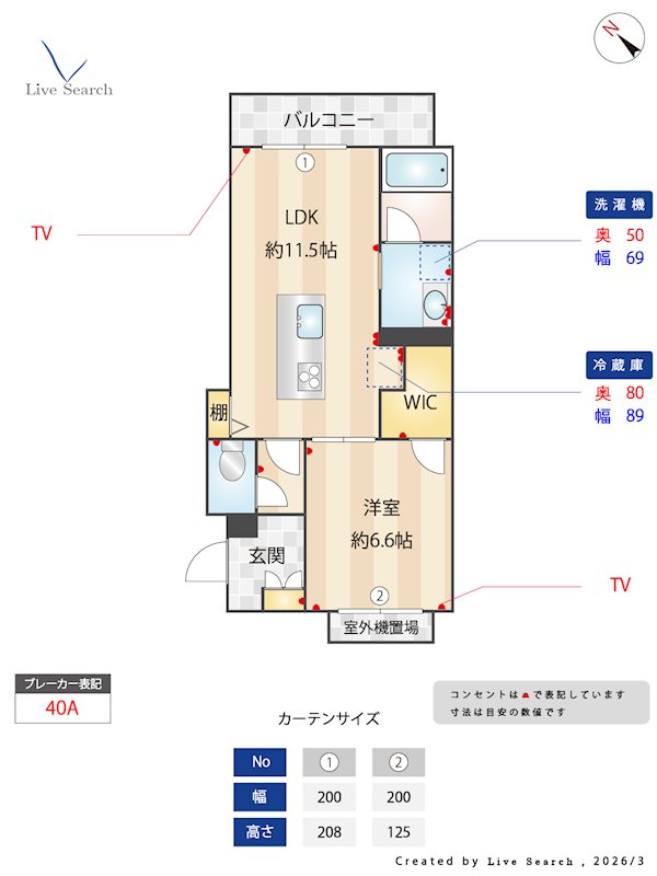 メゾン ド シルヴィア 201号室 間取り