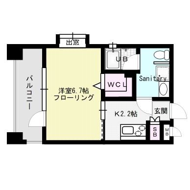 レジディア警固 間取り