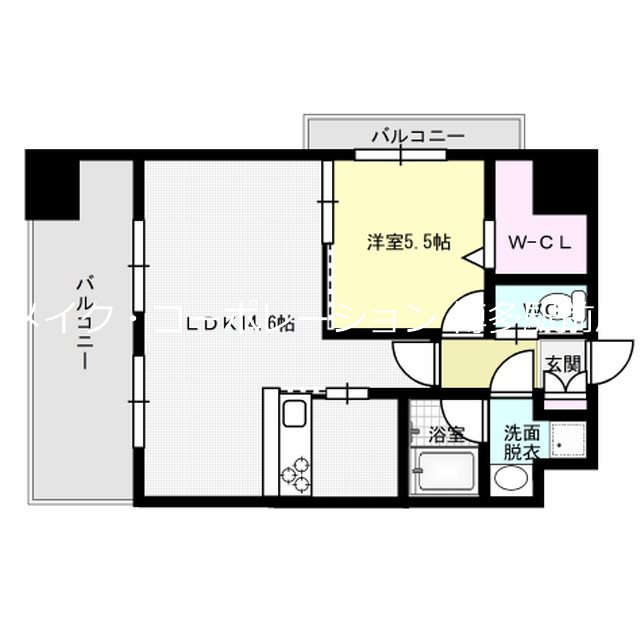 エンクレスト博多EAST PARK 間取り