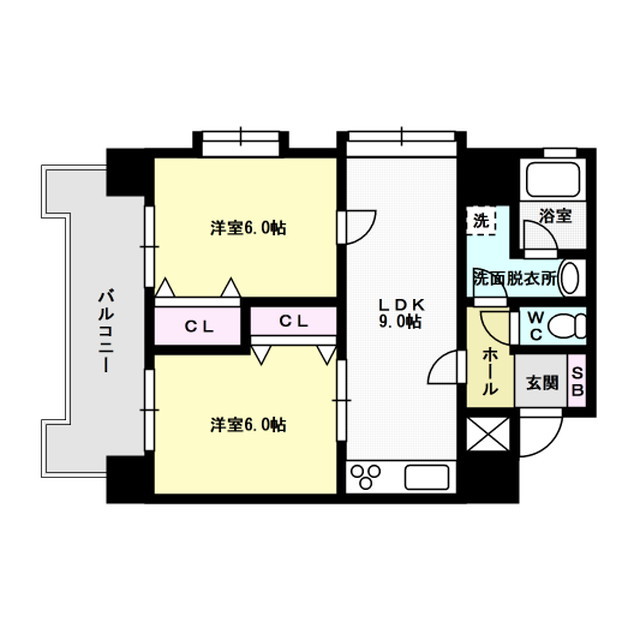 間取り フォーラム博多駅南 間取り図