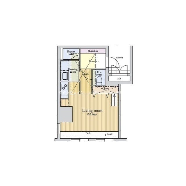 ラクレイス薬院  間取り