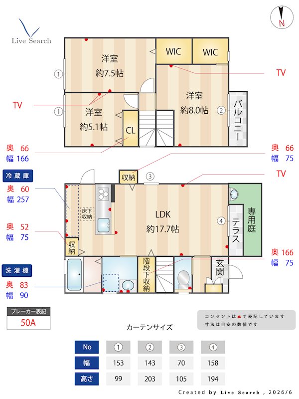 フェリーチェ松木 間取り