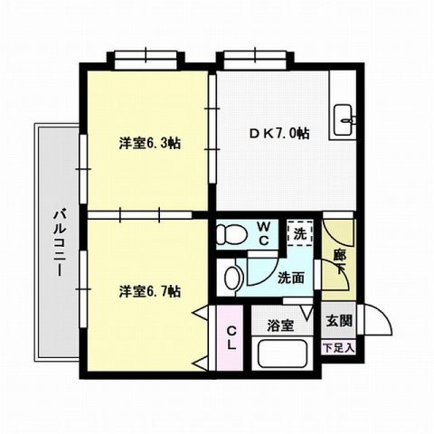 シャンドゥール 間取り