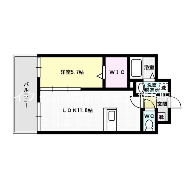 プロニティ空港前 間取り