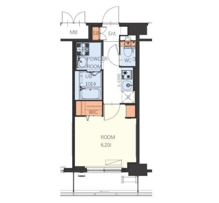 ギャラクシー博多駅北 間取り