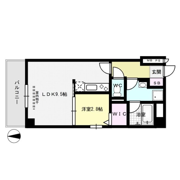 KDT博多駅南レジデンス 301号室 間取り