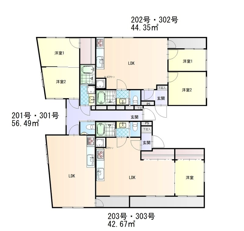 クロノス大濠 間取り