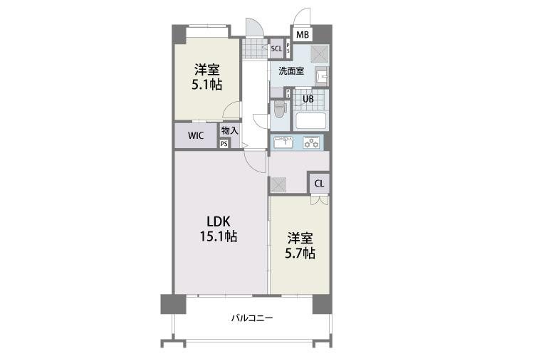 SHOTRES HIRAO 間取り