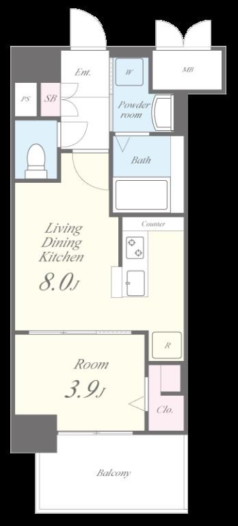 グランミレ薬院 間取り