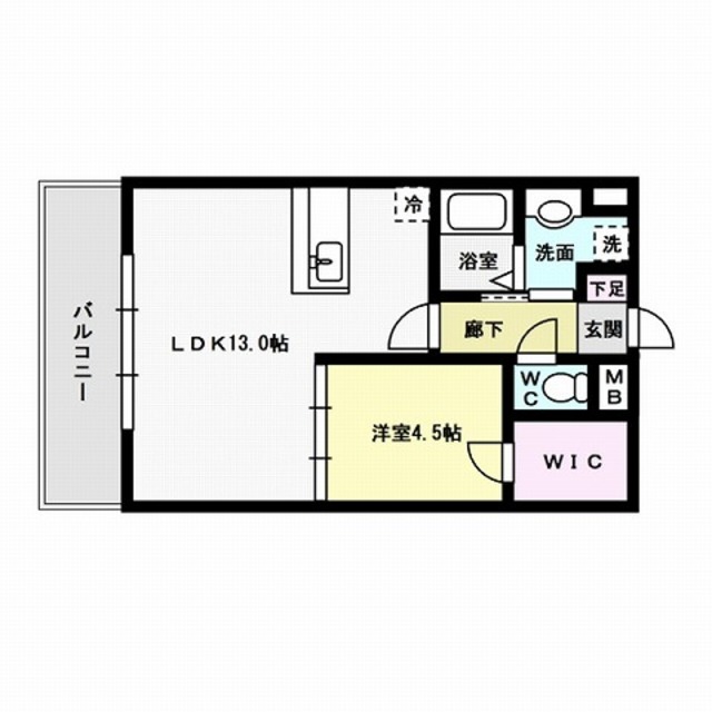 ＫＤＸレジデンス天神東Ⅱ 間取り