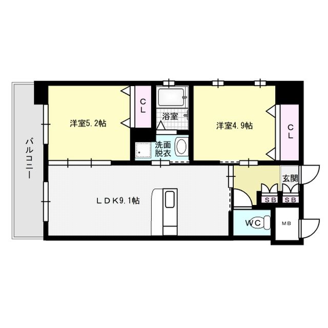 ラファセアリービオ博多 間取り